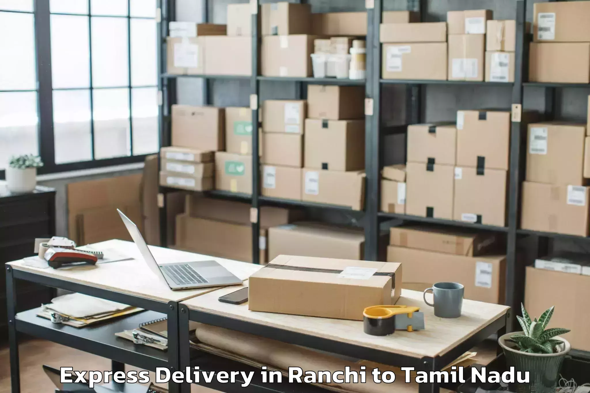 Professional Ranchi to Kanadukattan Express Delivery